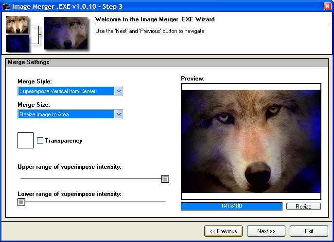 Image Merger .EXE Screenshot